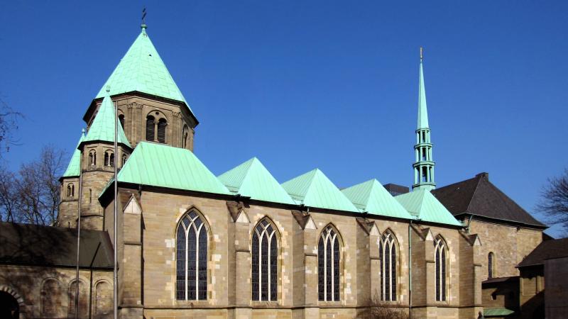 De kerk van Stift Essen anno nu