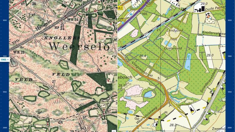 Topotijdreis Oosterveld 1905-2022