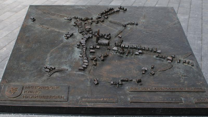 Maquette  van het centrum van Haaksbergen 1830