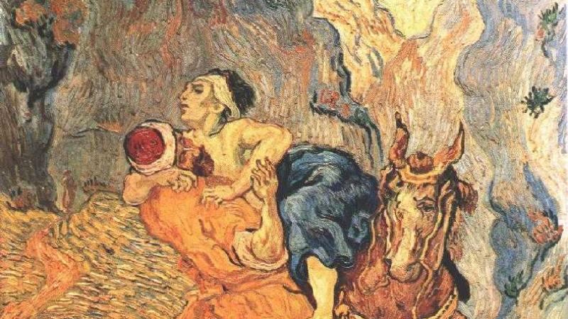 Barmhartige Samaritaan (Bron: Van Gogh).