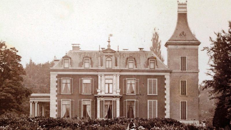 Landhuis Hof te Dieren rond 1880