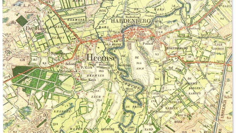 Havezate Heemse op oude kaart 4