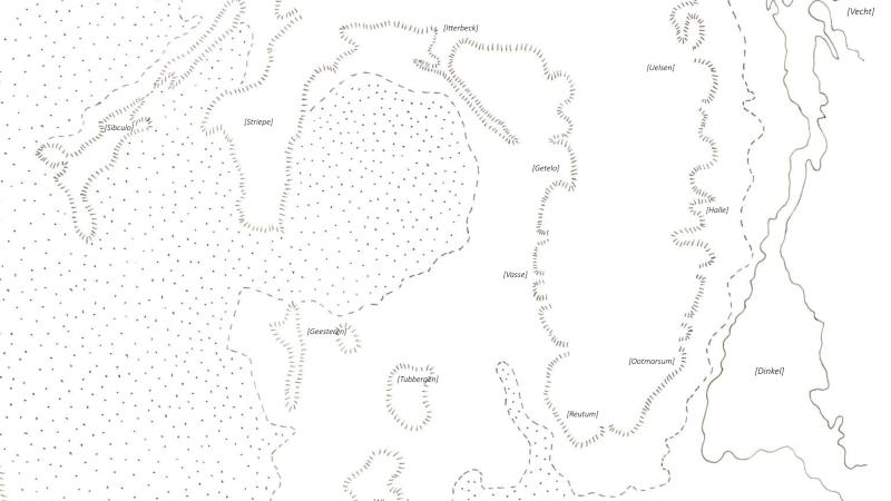 Prehistorische kaart Ootmarsum - Uelsen, Martijn Horst