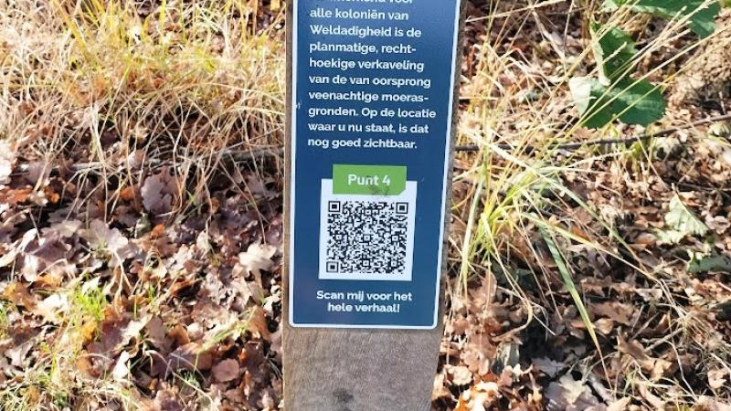 Landbouwpad Ommerschans: scan met je mobiel
